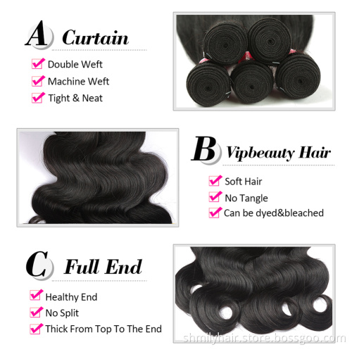 Cheap Wholesale Virgin Hair Vendors Peruvian Human Hair Weave Bundles Raw Virgin Cuticle Aligned Human Hair Body Wave Extension